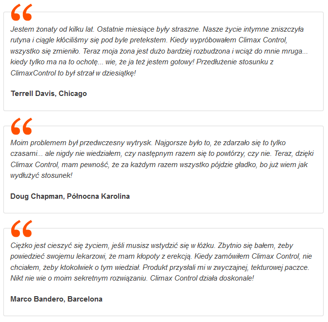 opinie o środku na przedwczeny wytrysk